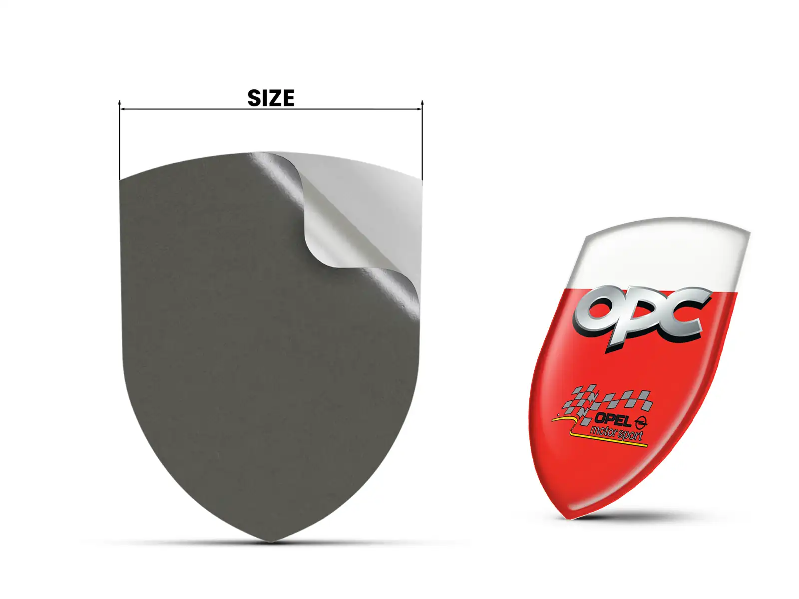 OPC Letras Pegatinas Auto Alta Calidad Diseño Profesional
